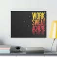 thumbnail image 4 of Inspirational Wall Art Work Sweat Achieve Motivation Wall Decor for Home Office Gym Inspiring Success Quote Print Ready to Hang Unframed, 4 of 18