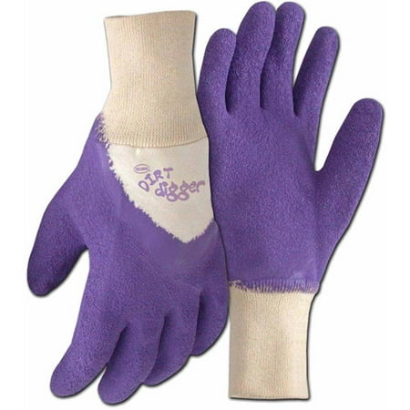 Boss Gloves 8403VS Small Violet Dirt Digger Gardening and General Purpose Gloves