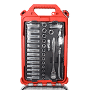 Milwaukee 32-Piece 3/8 in. Metric Drive Ratchet & Socket Set with PACKOUT Compact Organizer (48-22-9482)