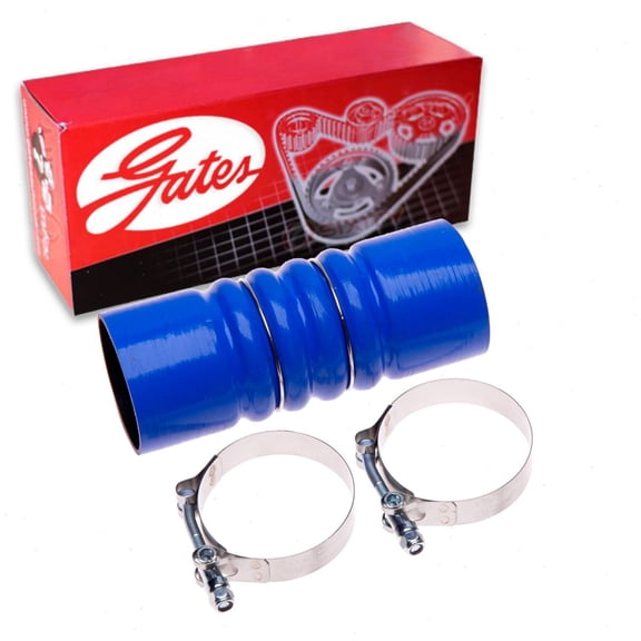 Gates Turbocharger to Pipe Hot Side Turbocharger Intercooler Hose Kit compatible with Dodge Ram 2500 5.9L 6.7L L6 2005-2009