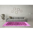 thumbnail image 3 of Ahgly Company Indoor Rectangle Abstract Purple Modern Area Rugs, 7' x 10', 3 of 4