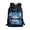 Blue Boba Axolotl Print, variant on Galaxy Wolf School Backpack for Boys Girls Age 6-18 Large Capacity Water Resistant School Bag for Elementary Middle High School Students Back to School Daily Use