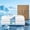 White, variant on CLD COLLECTIONS Cooling Comforter Twin Size Cooling Blankets for Hot Sleepers Double-Sided Cool Design, Soft Lightweight Cool Touch (Cool White, Twin(68"x90"))