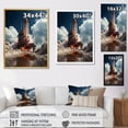 thumbnail image 4 of Designart "Beyond the Atmosphere Rocketship Odyssey I" Rocketship Wall Art Print, 4 of 5