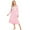Pink, variant on Qudderr Women Long Sleeve Nightgowns Cotton Nightshirt Soft Sleepwears Dress Women's Spring Summer Long Sleeve Nightdress S-XXL