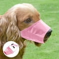 thumbnail image 3 of AntiBite Dog Muzzle Polyester Material Breathable Fabric Quick Release Adjustable Strap Anti-Biting Anti-Barking Anti-Chewing for Different Dog Breeds Outdoor Activities, 3 of 3