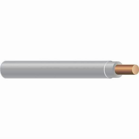 Southwire THHN Building Wire, Copper, 12 AWG, 1C, Gray, Solid, 500 ft 22870001