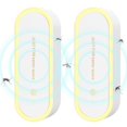 thumbnail image 1 of Ultrasonic Pest Repeller, LED Electronic Night Light Indoor Pest Control, Pest Control for Mosquitoes, Mice, Spiders, Cockroaches, Flies, Pack of 2, W, 1 of 5