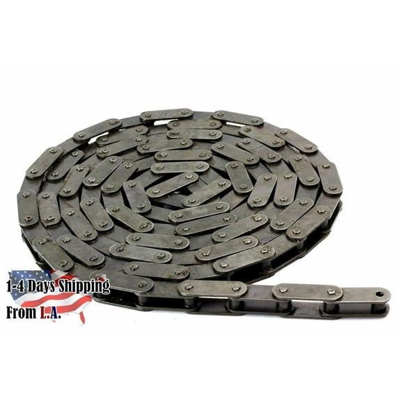 Jeremywell C2050H Heavy Duty Conveyor Roller Chain 10 Feet with 1 Connecting Link