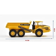 New Ray Volvo Dumper BTP Diecast Vehicle 1:50 Scale Yellow