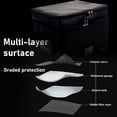 thumbnail image 4 of Fireproof File Box with Lock 2 Layer Water-Resistant Collapsible Portable Organizer with Reflective Strip, 4 of 6