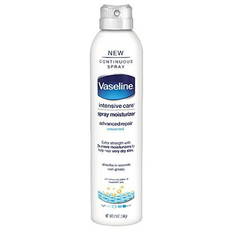 spray lotion vaseline care intensive advanced repair unscented oz moisturizer healing essential body