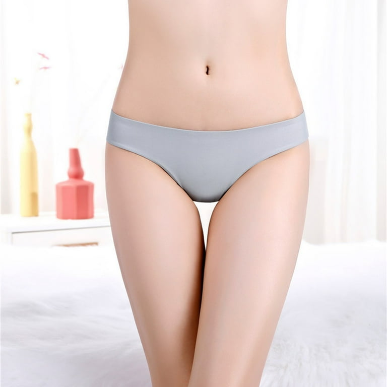 Kayannuo Underwear Women Back to School Clearance 1PC Sexy Ladies Low-Rise  Transparent Lace Panties Breathable Quality Underpants Gray 