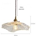 thumbnail image 2 of E27 Lotus Leaf One Glass Modern Nordic Gold Lámparas colgantes Lámpara colgante Island Lighting Designer Light para comedor Cocina Sala de estar brillar Electrónica, 2 of 5