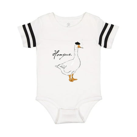 

Inktastic French Goose says Honque! Gift Baby Boy or Baby Girl Bodysuit