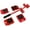 Red, variant on 5 Pack Mover Tool Set Furniture Lifter Durable Heavy Appliance Furniture Lifting 360 Degree Rotatable Pads, 1 Lifting Rod and 4 Furniture Moving Rollers (Yellow)