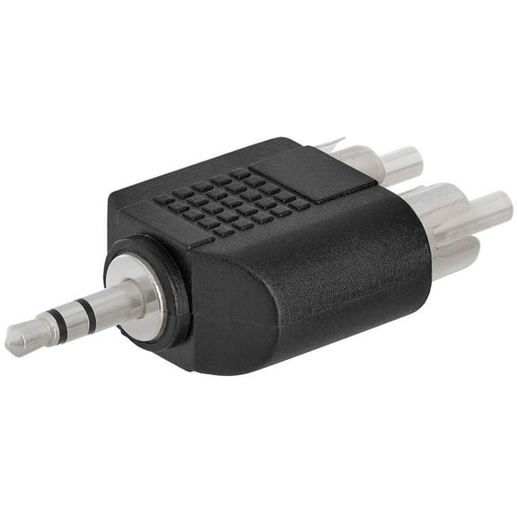 Cmple - 3.5mm Stereo Plug to 2xRCA Plug Adapter