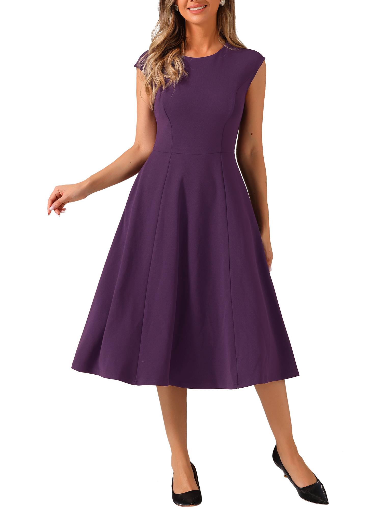 navy blue dress for baby girl acelyn Women's Casual Long Sleeve Lapel V Neck Work Dress Elegant Business  Office A Line Blazer Dress Black at Amazon Women's Clothing store main image 1