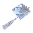 thumbnail image 2 of Dserhfy Lovely Cute Snowflake Creative Alloy Bookmark with Ribbon Box Gift Wedding Decor, 2 of 7