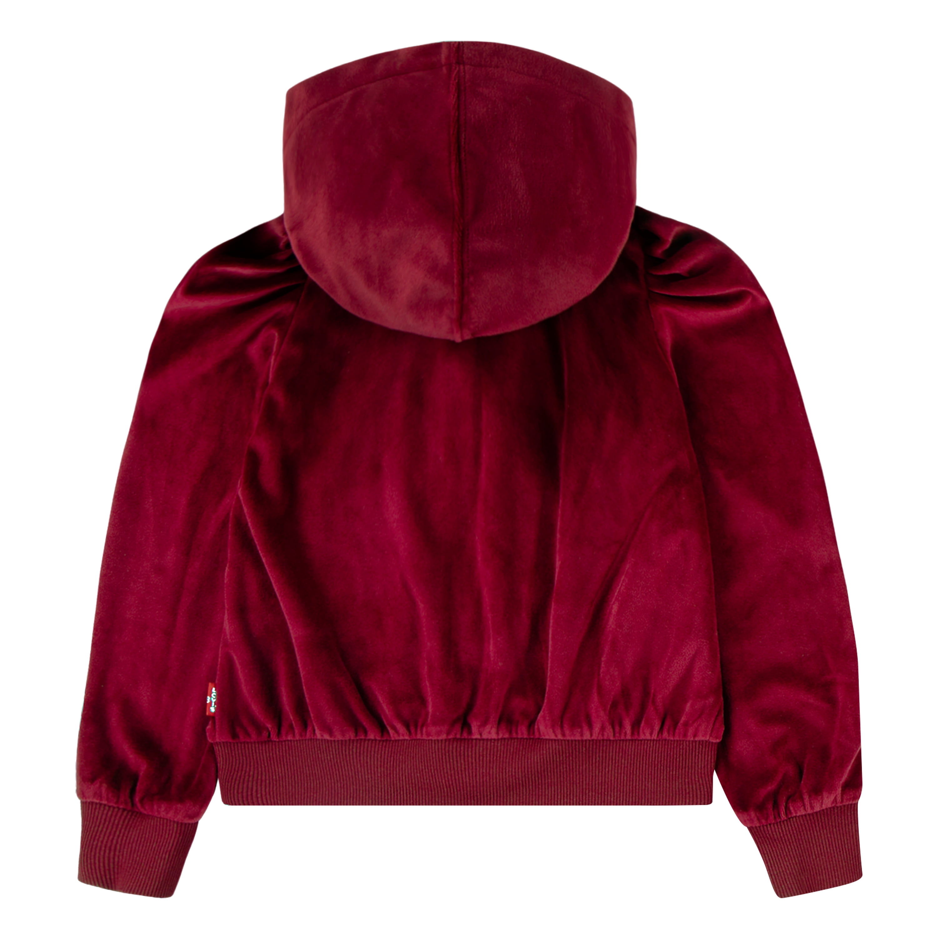 Levi Girls Full Zip Velour Hoodie, Size 4-6X
