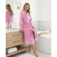 thumbnail image 5 of Bata de Baño NY Threads Premium de Franela Plush para Mujer Rosa, 5 of 6