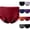 30# Wine, variant on Womens Cotton High Waisted Underwear Full Coverage Panties Ladies Briefs Multipack Wine 4XL