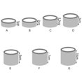 thumbnail image 4 of Kenally Bathroom Kitchen Stove Sink Tapes Tiles Strips Self Stickers Moisture-proof Countertop Accessory Corner Adhesive Sealing Type2 NO2 Kenally HA2874-05B, 4 of 6