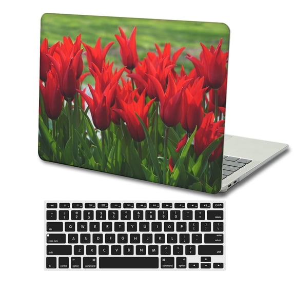 KSK KAISHEK Hard Protective Shell Case Cover Only for 2023 2022 2021-2016 Rel. MacBook Pro 13" Touch ID + Black Keyboard Cover Model: M1 A2338 A2289 A2251 A2159 A1989 A1706 A1708 Flower 1679