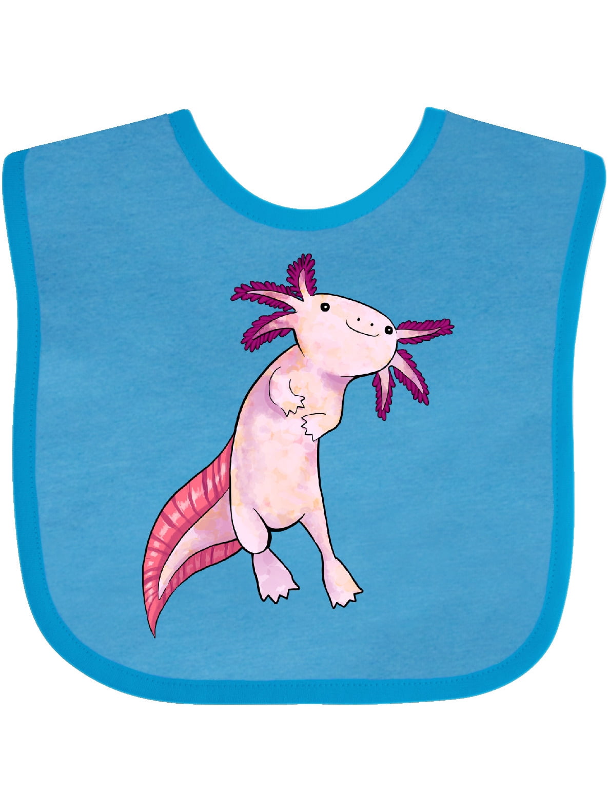 Axolotl Says Hello Cute Salamander Baby Bib Walmart Com Walmart Com