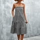 thumbnail image 5 of Vestidos Para Mujer Vestidos Casuales de Moda Sling Cintura Media Con Cuello en V Sin Mangas Vestido A Rayas Sin Tirantes Odeerbi  ODB156282, 5 of 7