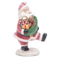 thumbnail image 2 of Transpac Paper 8 in. Red Christmas Pulp Glitter Santa Figurine, 2 of 5