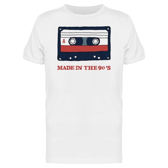 Made In The 90S With Cassete Tee Men's -Image by Shutterstock