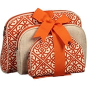 Once Upon a Rose Cosmetic Bag Set, 3 pc
