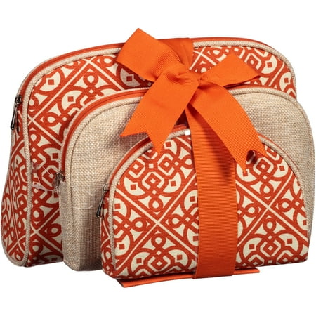 Once Upon a Rose Cosmetic Bag Set, 3 pc