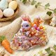 thumbnail image 5 of Decoraciones de Pascua para el Hogar Lindo Conejo de Pascua Colgando Ornamento 2D Llavero de Acrílico Plano Pequeño Colgante para el Coche Retrovisor Espejo O Mochila Adecuado para la Decoración de Pa, 5 of 6