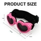 thumbnail image 2 of Gafas de sol para perros Gafas pequeñas Correa ajustable Protección UV Gafas de sol antivaho en forma de corazón para perros Gafas de sol para perros, 2 of 6