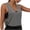 07-Gray, variant on Diufon Athletic Tank Tops for Women Casual Sleeveless V Neck Yoga Gym Sport Crop Tops Side Knot Cut-Out Blouses