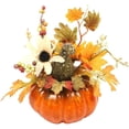 thumbnail image 1 of Decoraciones de calabaza artificiales Adornos de mesa Decoración de otoño, 1 of 5