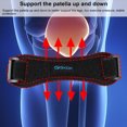 thumbnail image 3 of 1 Pair Unisex Patella Adjustable Straps Sports Knee Wraps Tennis Ball Braces Belt Football Support Gym Wrap Supplies Workout Accessories, 3 of 7