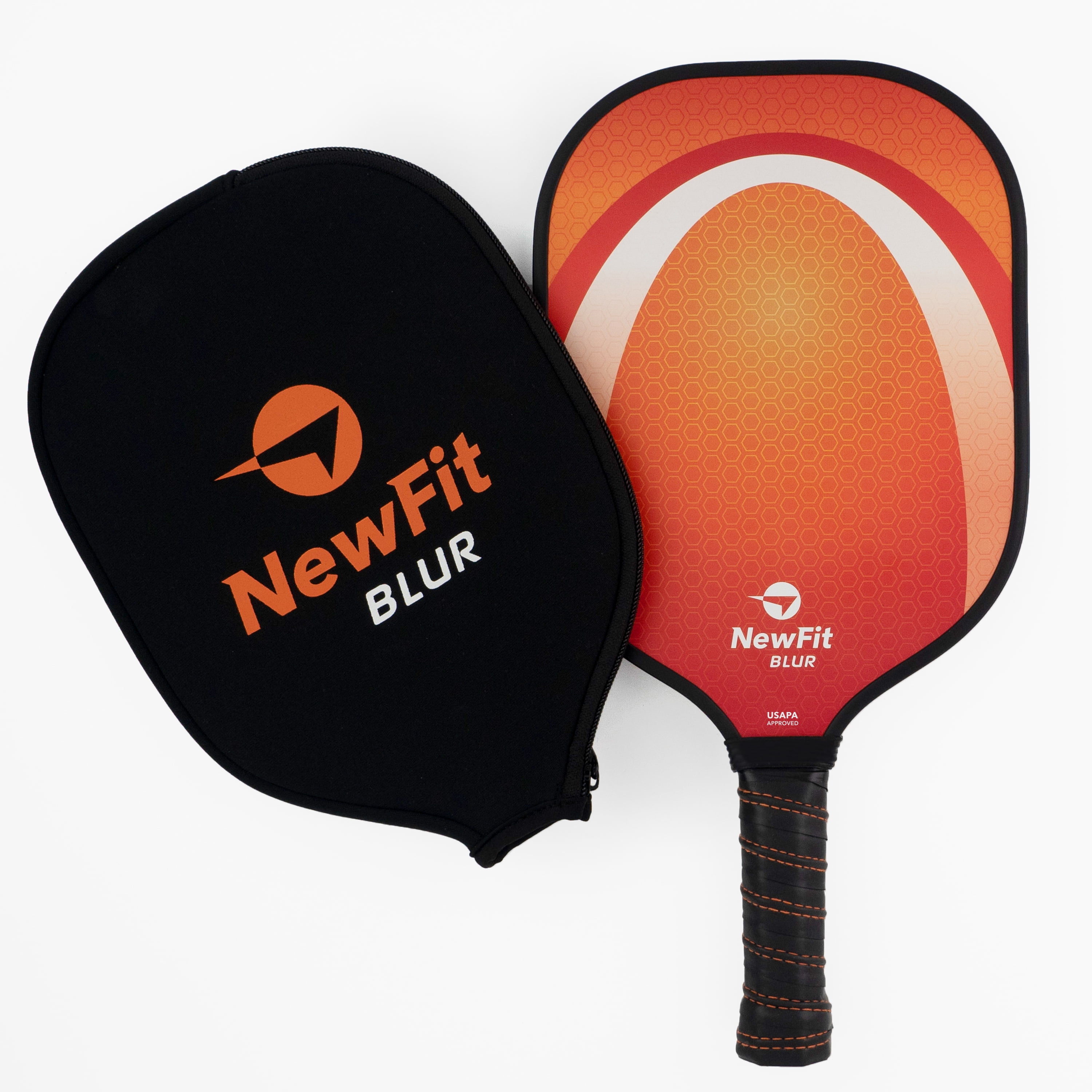 USAPA Approved Graphite Face & Polymer Core for a Quiet & Light Racket NewFit Blur Pickleball Paddle 