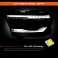thumbnail image 4 of AKKON - Fits 2019-2022 RAM 1500 [Halogen Type] Projector Chrome Headlight w/ LED Running Lamp+ Sequential Signal Pair Left+Right, 4 of 7