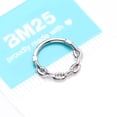 thumbnail image 5 of Chain Link V2 Clicker Hoop Ring, 5 of 5