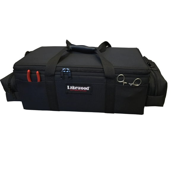 Lakewood Fishing Sidekick Tackle Storage Box in Black Large Size