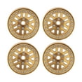 thumbnail image 1 of Brass Wheel Rims, Heavy 4pcs RC Brass Wheels Stable  For 1/10 RC Crawler Car, 1 of 8