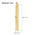 thumbnail image 2 of 120Pack Slide on End Clasps, 40mm Tube Ball Bead Slider Crimp Ends, Light Golden, 2 of 6