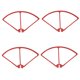 thumbnail image 1 of 4pcs Hélice Guardia Parachoques Desmontable Duradero para X8c X8W X8G X8HW X8HC RC no Tripulados rojo Hugo Protectores de hélices, 1 of 4