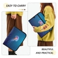 thumbnail image 4 of Expandable Folder with Colored Tabs, Desktop Folding Folder for Organizing Files by Category, with 13 Pockets, Suitable for Office Use Colorful Jellyfish, 4 of 7