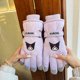 thumbnail image 1 of New ski gloves women's winter thickened windproof warm Sanrio outdoor snow riding motorcycle touch screen anti-water, 1 of 5