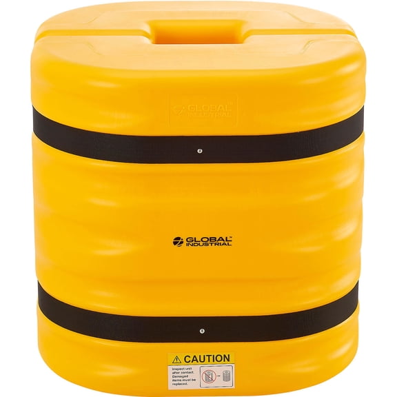 Global Industrial 670827YL Column Protector - 6 in. Opening - 24 in. High - Yellow