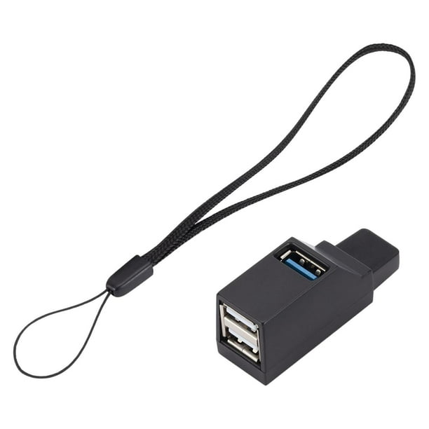 USB 3.0 Hub Splitter, 3 puertos Plug Portable Mini USB Hub Extensor USB 3.0 de para impresora USB Flash Drive Notebook Scanner
